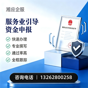 宁夏服务业引导资金申报服务