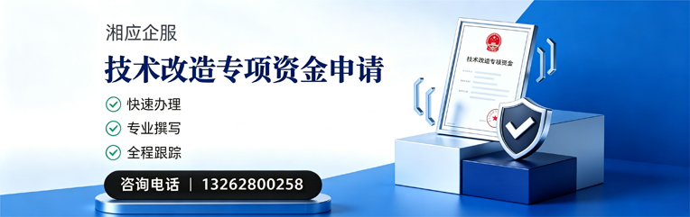 宁夏技术改造专项资金申报服务