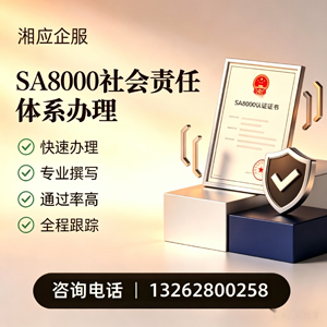 宁夏SA8000社会责任体系认证服务